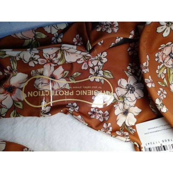 Faithfull The Brand Cara Bikini Bottom Cecil Rose Floral Print Size 8 NWT - Picture 6 of 6